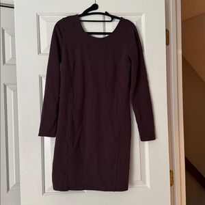 Athleta Plum Long Sleeve Dress